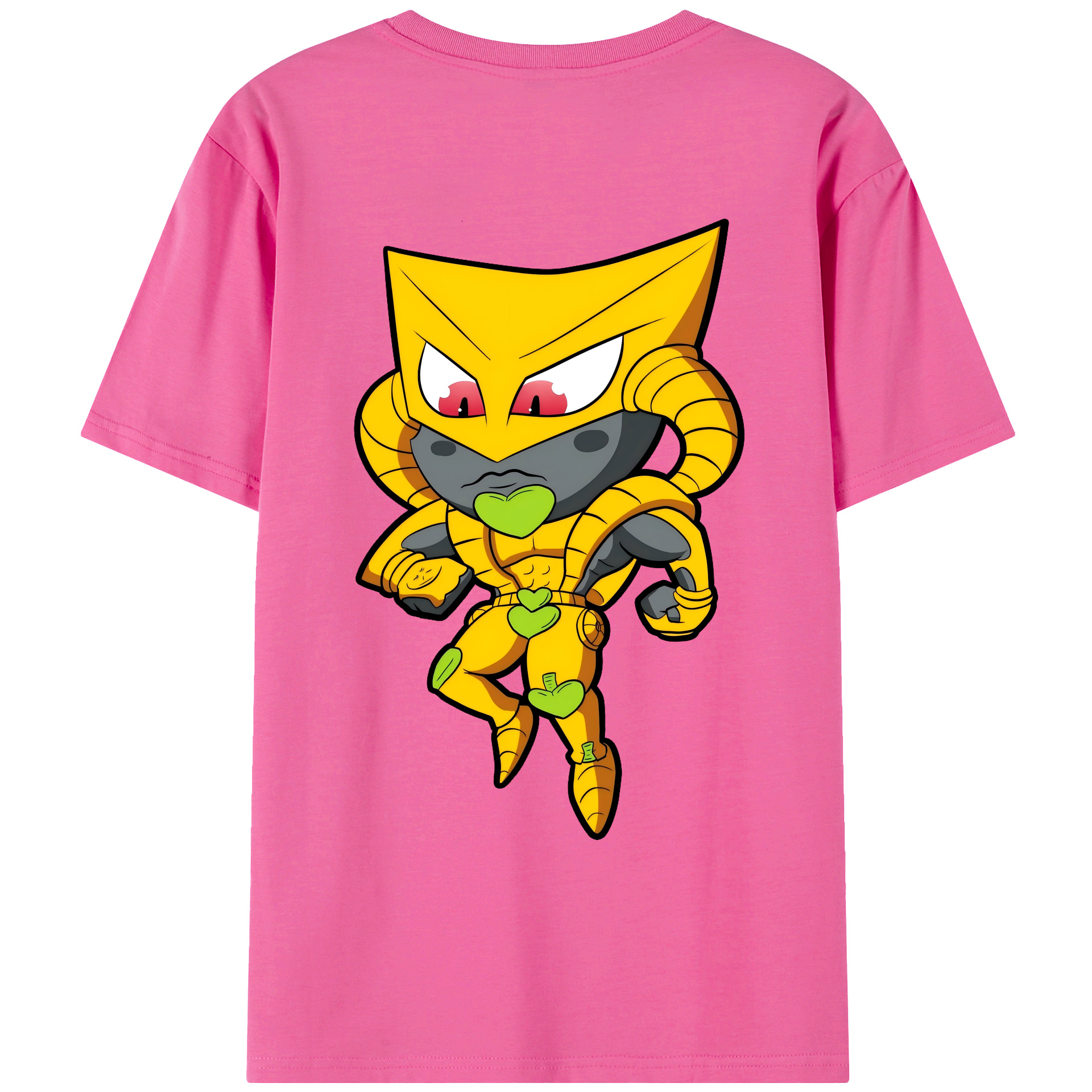 （画像用） ジョジョの奇妙な冒険 ディオ?ブランドー JoJo's Bizarre Adventure Dio Brando レディース半袖Tシャツ(バックプリント)